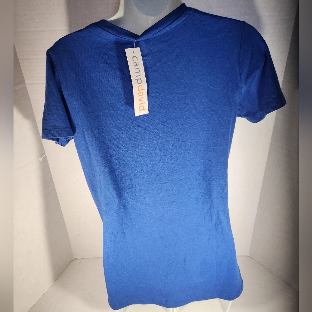 NWT Women's Kansas University Camp David V-neck T-shirt - Picture 5 of 5